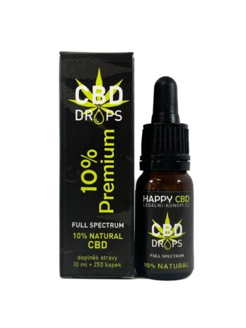 HappyCBD 10% CBD olej full-spectrum