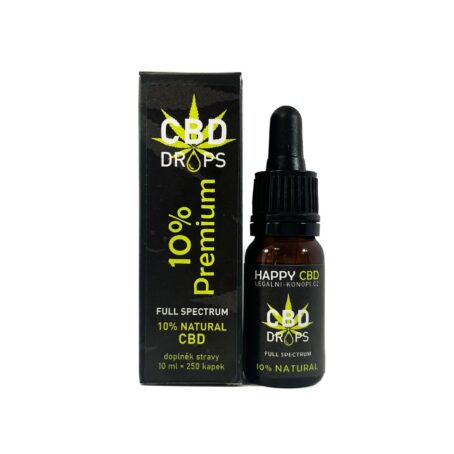 HappyCBD 10% CBD olej full-spectrum