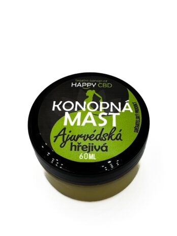 HappyCBD Konopná mast Ajurvédská hřejivá