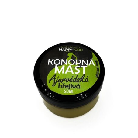 HappyCBD Konopná mast Ajurvédská hřejivá