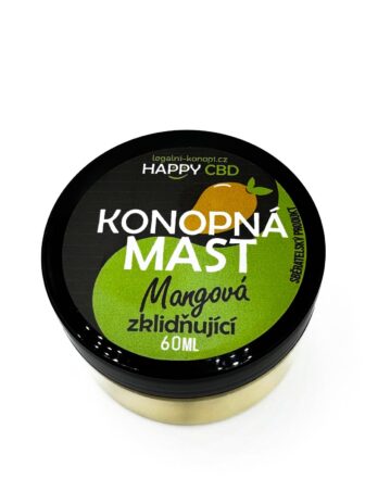 HappyCBD Konopná mast Mangová zklidňující