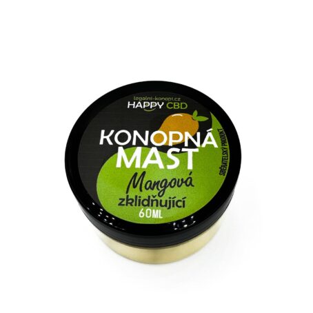 HappyCBD Konopná mast Mangová zklidňující