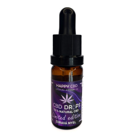 HappyCBD CBD kapky - Zdravá mysl 15% CBD LIMITED EDITION - Image 2