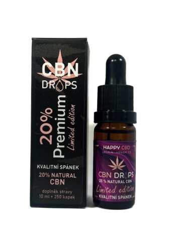 HappyCBD CBN kapky -  Kvalitní spánek 20% CBN CBD LIMITED EDITION