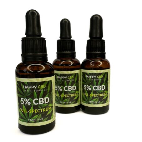 HappyCBD 5% CBD olej full-spectrum 30ml - Image 2
