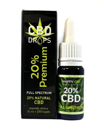HappyCBD 20% CBD olej full-spectrum