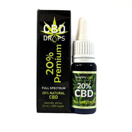 HappyCBD 20% CBD olej full-spectrum