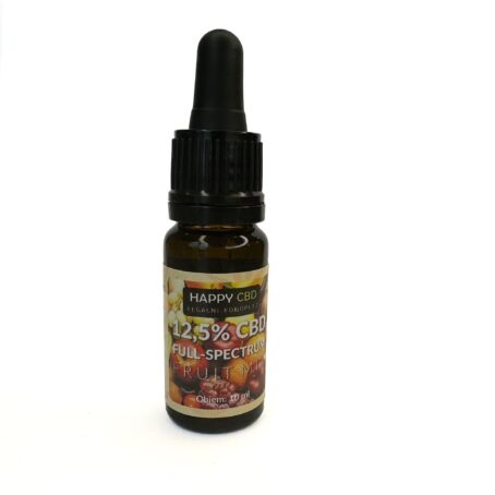 HappyCBD 12,5% CBD olej full-spectrum fruit mix - Image 2