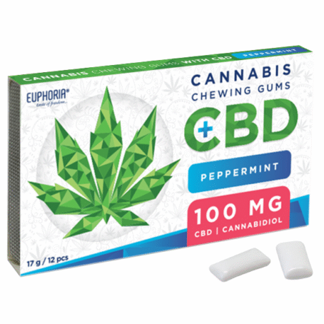 CBD žvýkačky s pepermintem