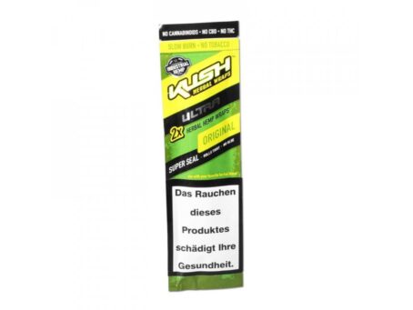 Kush Herbal Hemp Blunt Wraps Ultra Green