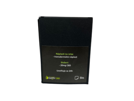 Transdermální náplast na relax 20mg CBD - Image 2