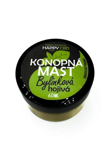 HappyCBD Konopná mast Bylinková hojivá
