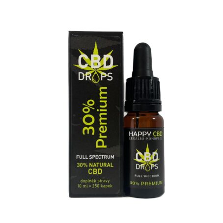 HappyCBD 30% PREMIUM CBD olej full-spectrum