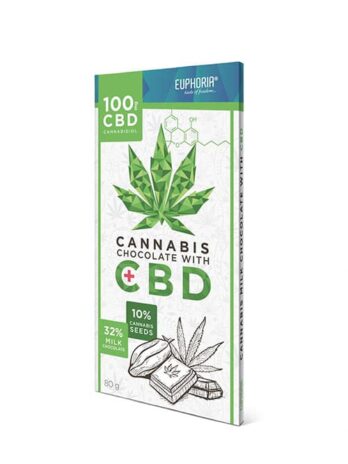 Mléčná čokoláda s CBD 100mg CBD (80g)
