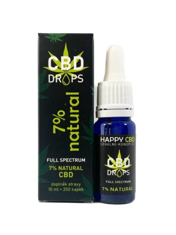 HappyCBD 7% CBD olej full-spectrum