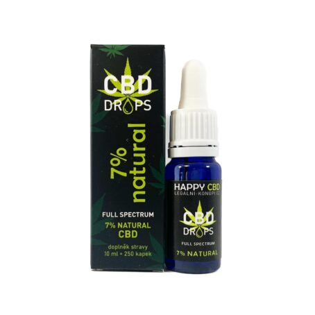 HappyCBD 7% CBD olej full-spectrum