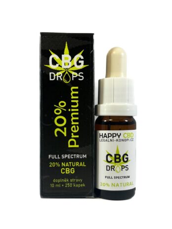 HappyCBD 20% CBG olej full-spectrum