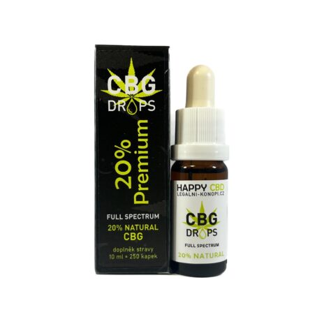 HappyCBD 20% CBG olej full-spectrum