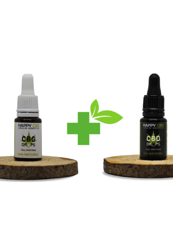 HappyCBD 15% CBD + 20% CBG olej fullspectrum