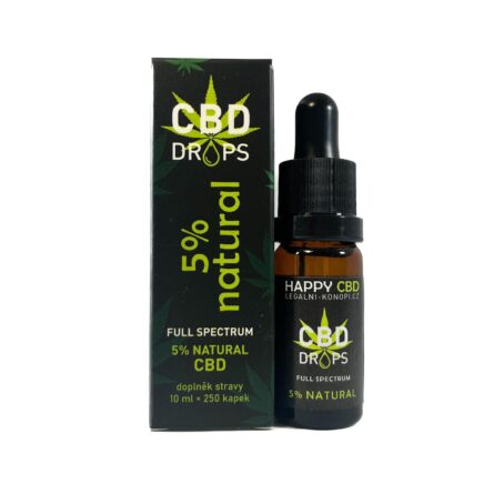 HappyCBD 5% CBD olej full-spectrum