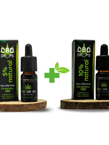 HappyCBD Full spectrum 10% + 5% CBD olej