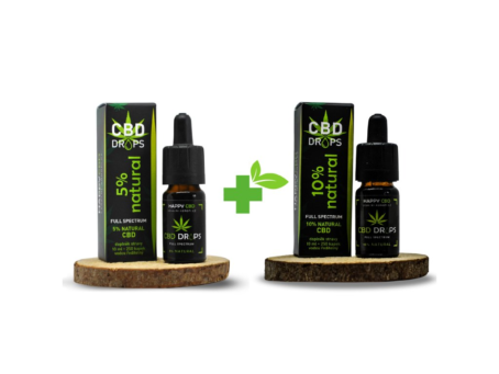 HappyCBD Full spectrum 10% + 5% CBD olej